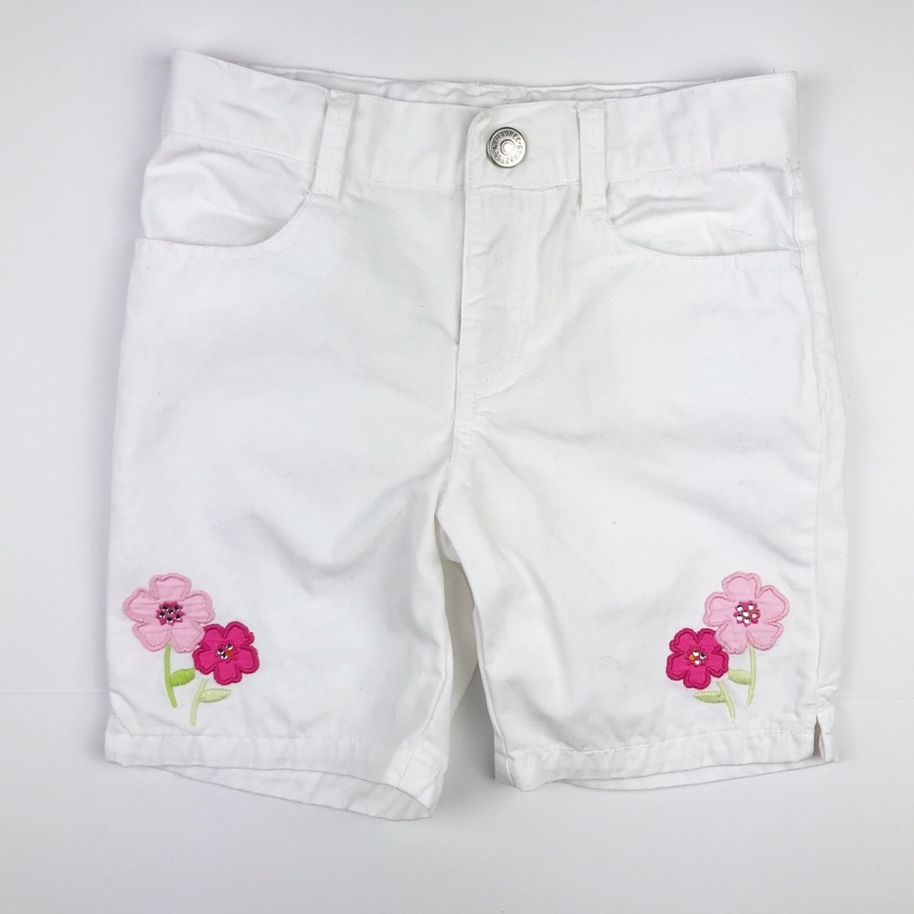 Gymboree Fairy Garden Floral Shorts Size 4 - Picture 3 of 9